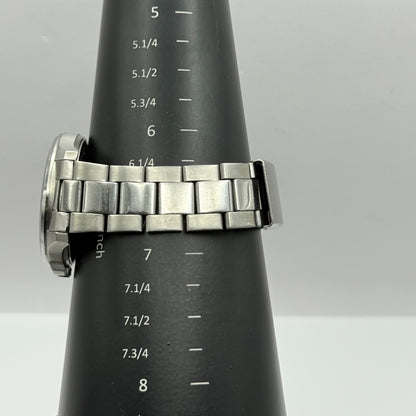 Sekonda Men's Quartz Watch Date Dial Silver Tone Bracelet 43mm PARTS REPAIR