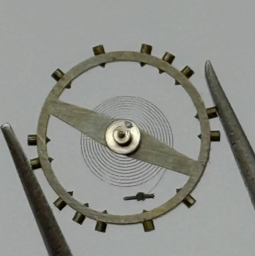 ETA 1260 Balance Wheel Complete And Spring 10 1/2’’’ 164 M Watch Movement Parts