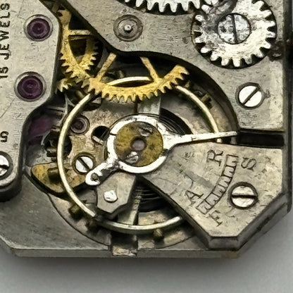 20.5mm Running Rotary Maximus Cal 54 Tank Watch Movement Manual Wind PARTS