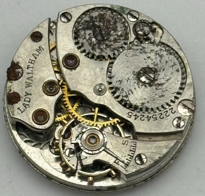 1918 Antique 10L Lady Waltham Model L-10 American Watch Movement PARTS SPARES