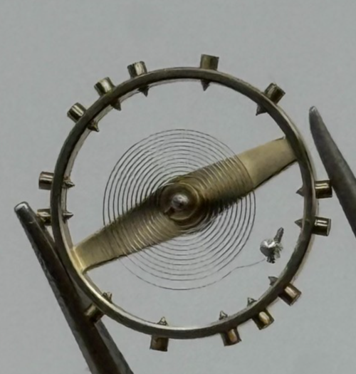 FHF 70 Balance Wheel Complete And Spring 10 1/2’’’ 201 M Watch Movement Parts