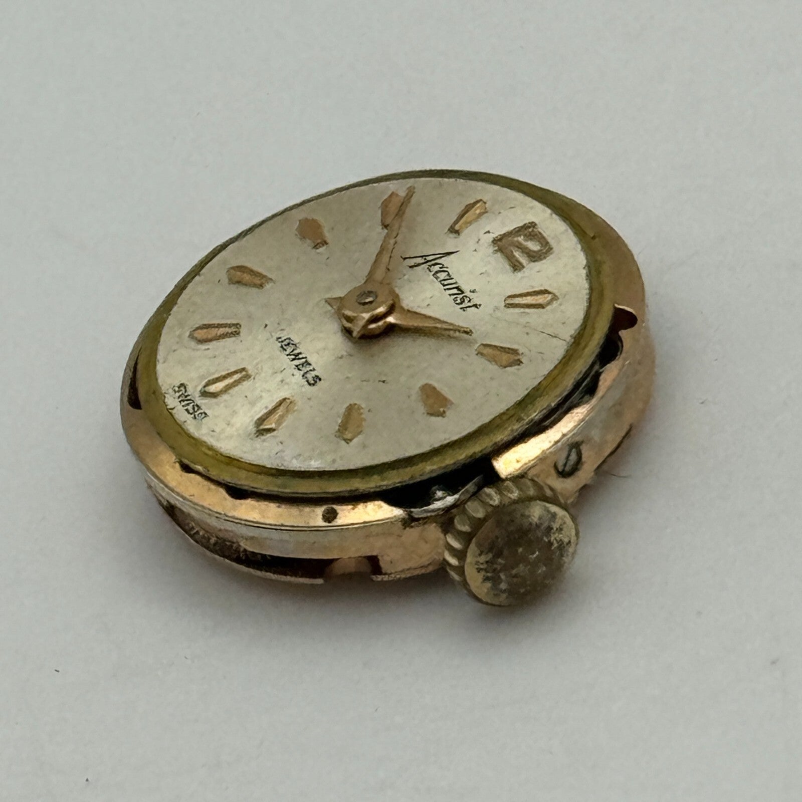 15.5mm ETA 2412 Accurist Manual Wind Ladies Watch Movement Swiss Vintage PARTS