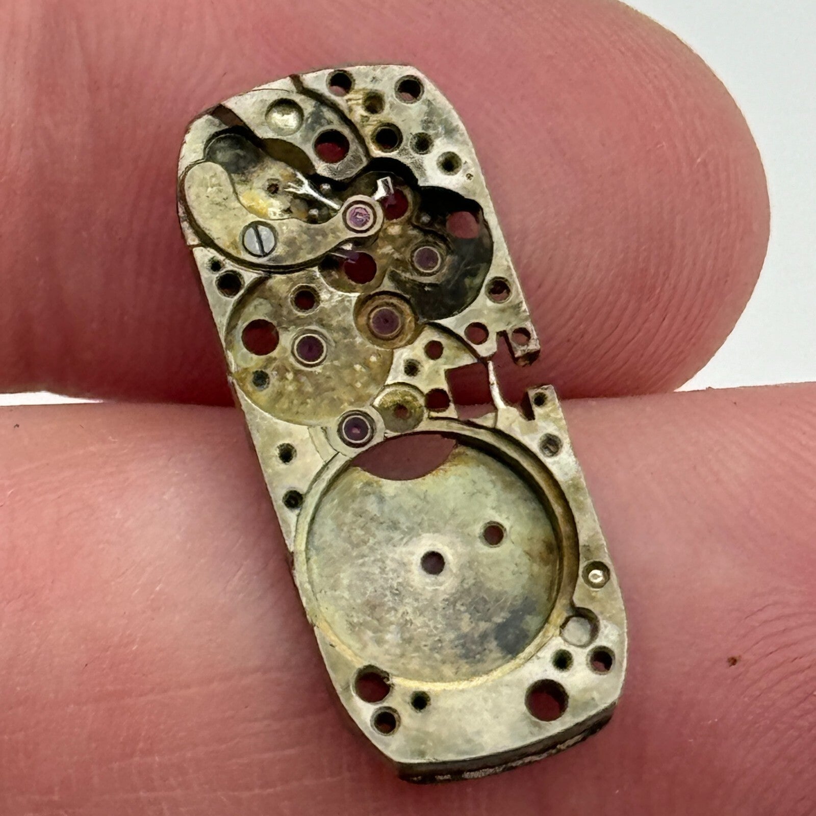 10mm Rolex Size M Patented Main Plate Manual Wind Vintage Watch Movement PARTS