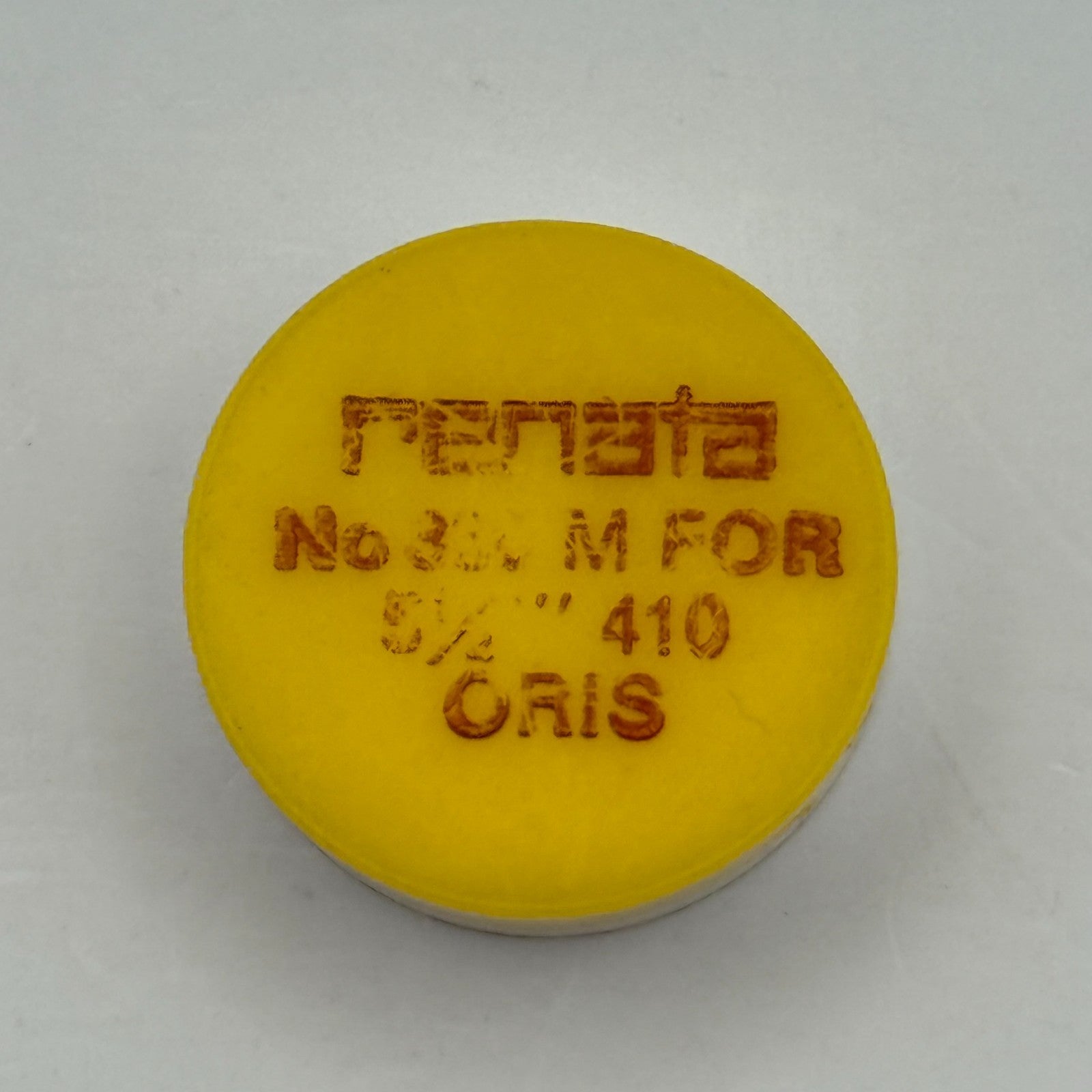 Oris 410 Balance Wheel Complete And Spring  5¼’’’ 330 M Watch Movement Parts NOS