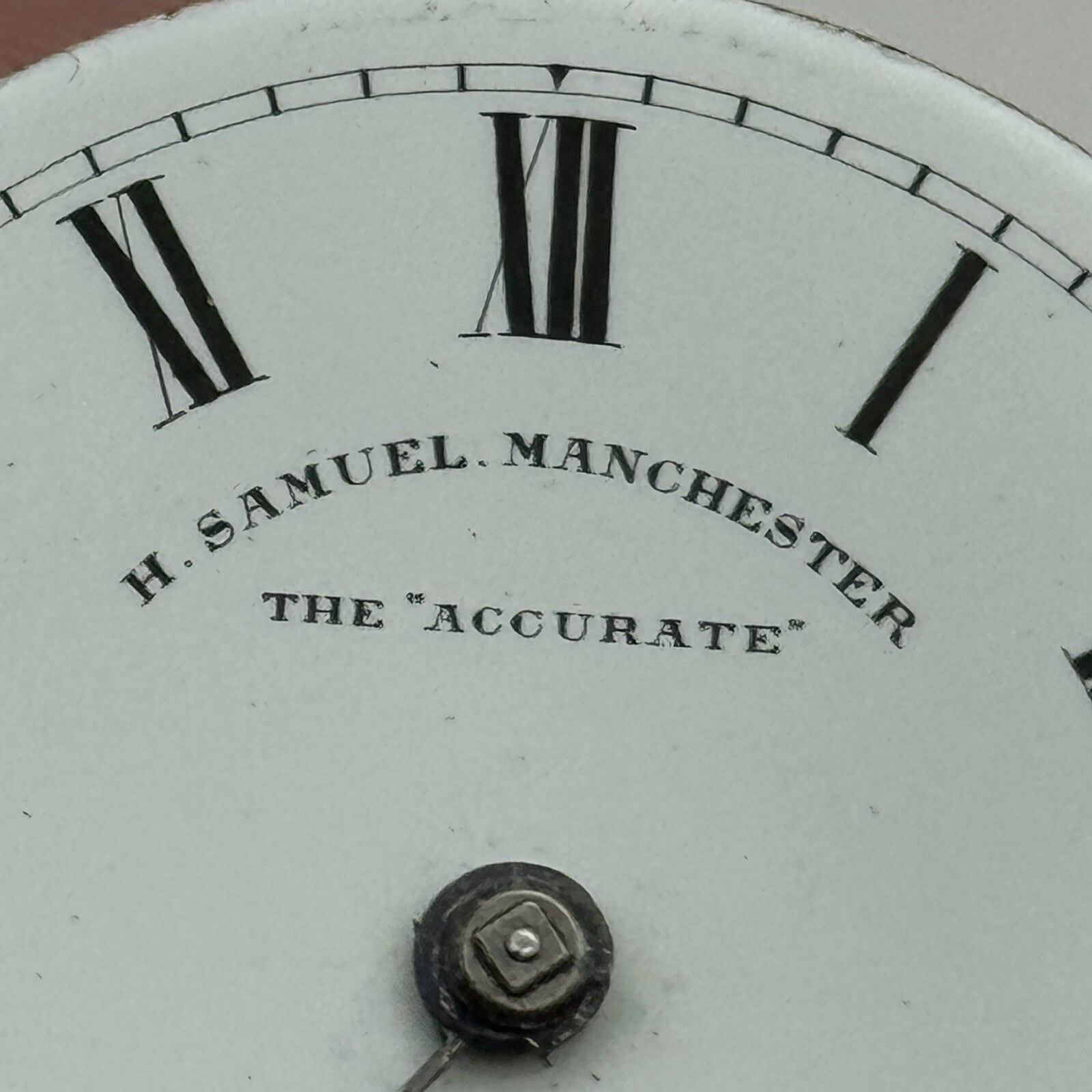 44.6mm Antique H Samuel Manchester The "Accurate" Pocket Watch Movement PARTS
