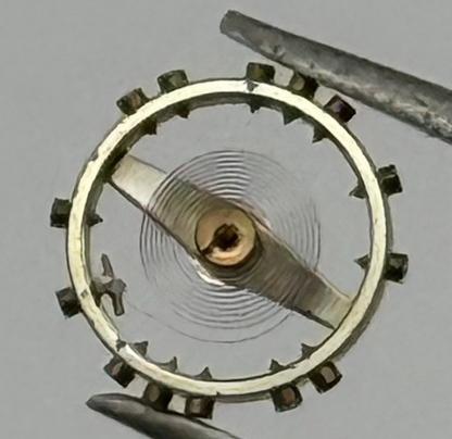 FEF 430 6600 Balance Wheel Complete And Spring 943 M Watch Movement Parts NOS