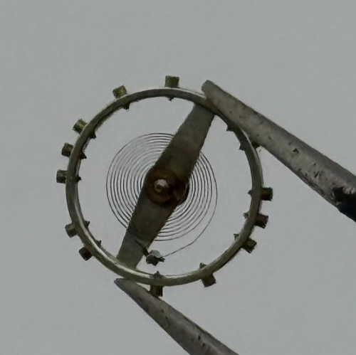 AV 41 Balance Wheel Complete And Spring 5 1/4’’’ Renata Watch Movement Parts NOS