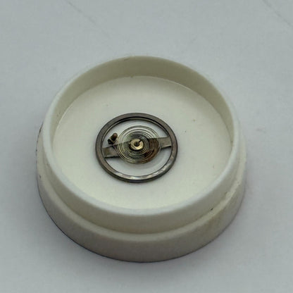 Brac 2051 Balance Wheel Complete And Spring 5 1/4''' 69 M Watch Movement Parts 