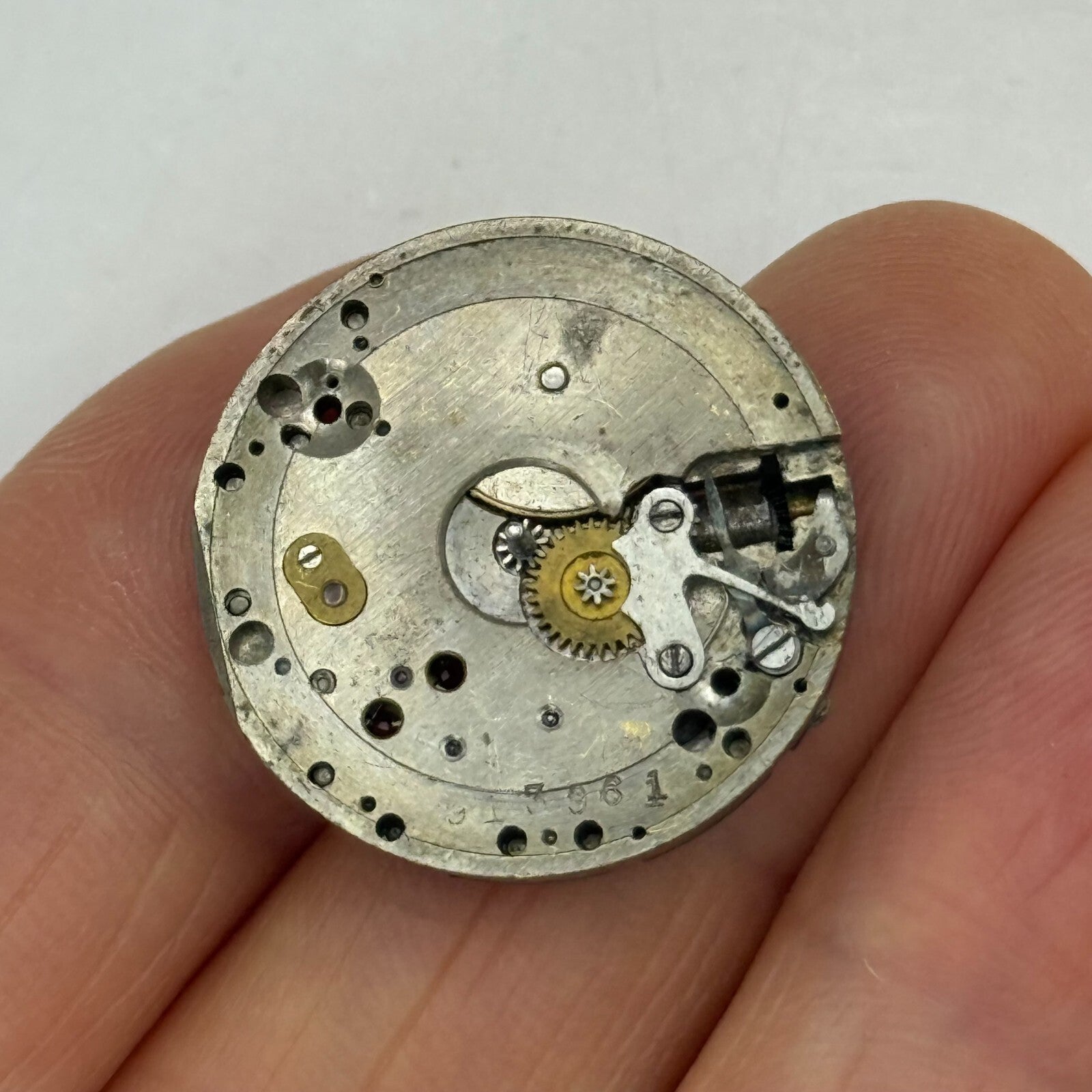 23.6mm Vintage R&S Rotheram & Sons Swiss Trench Watch Movement Manual Wind PARTS