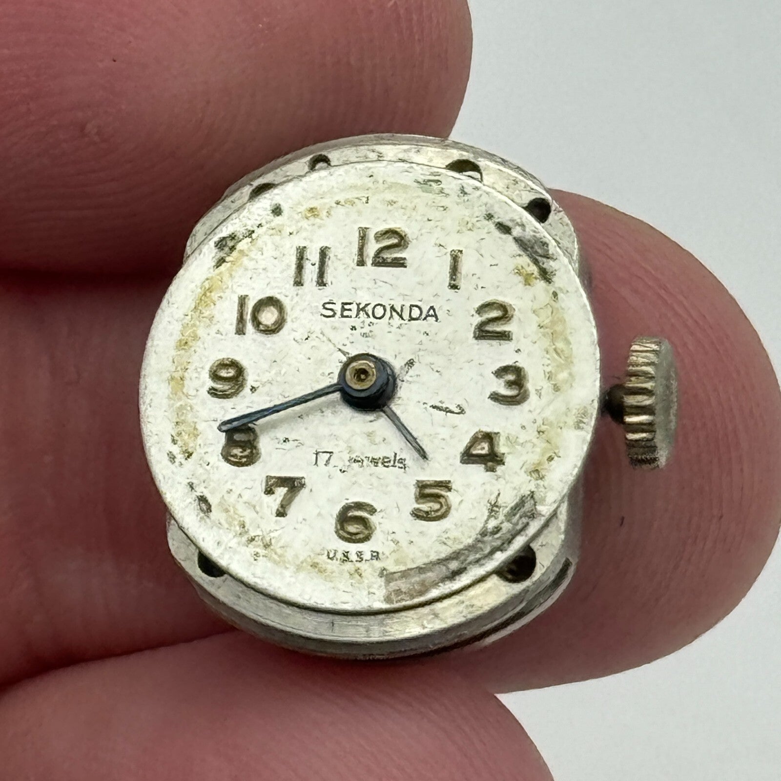 13.5mm Ladies Running Sekonda Slava Cal 1601 Vintage Soviet Watch Movement PARTS