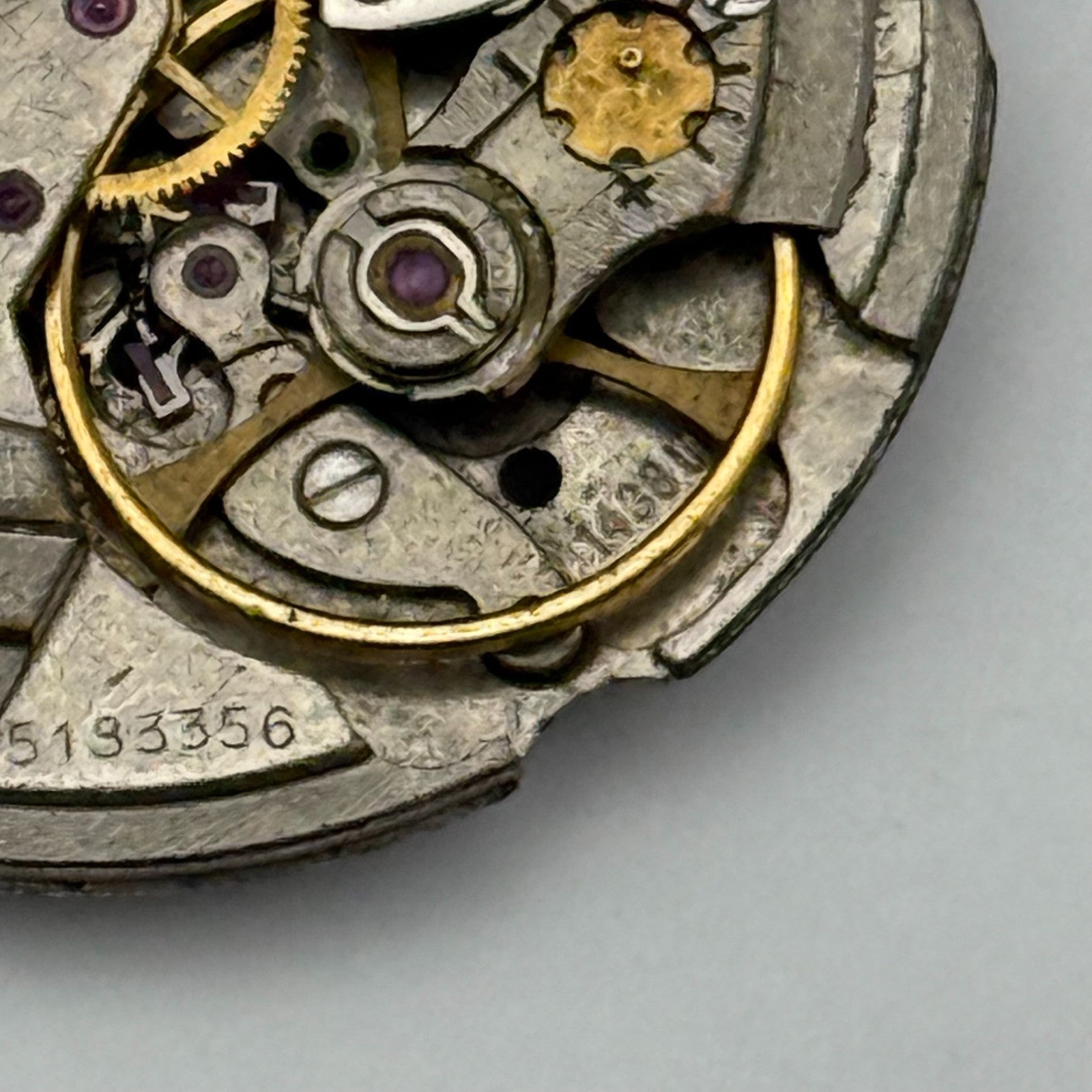 Eterna-Matic 1438U Automatic Incomplete Watch Movement Vintage Swiss Parts
