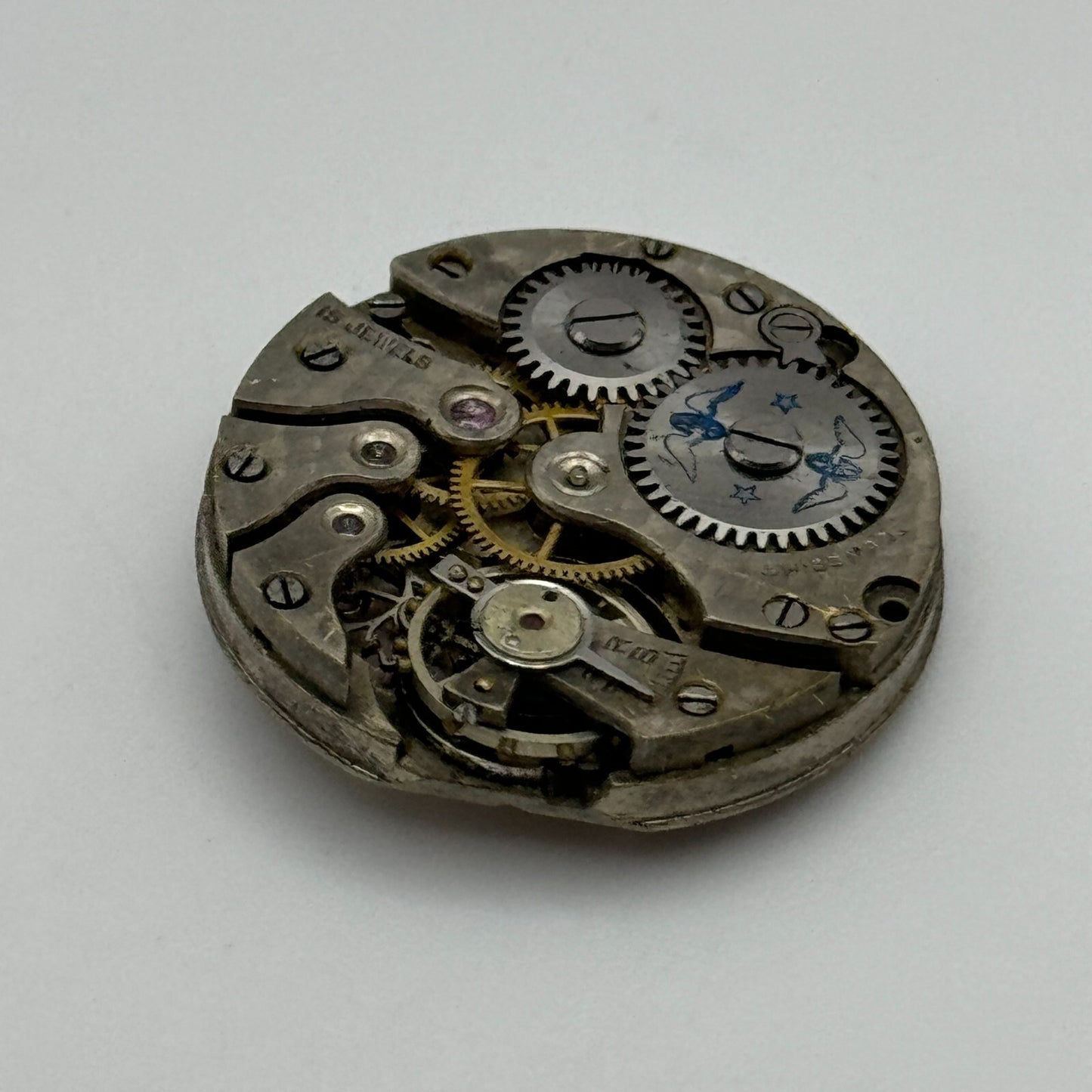 23.6mm Rotary As A Schild 15 Jewels Swiss Manual Wind Watch Movement PARTS