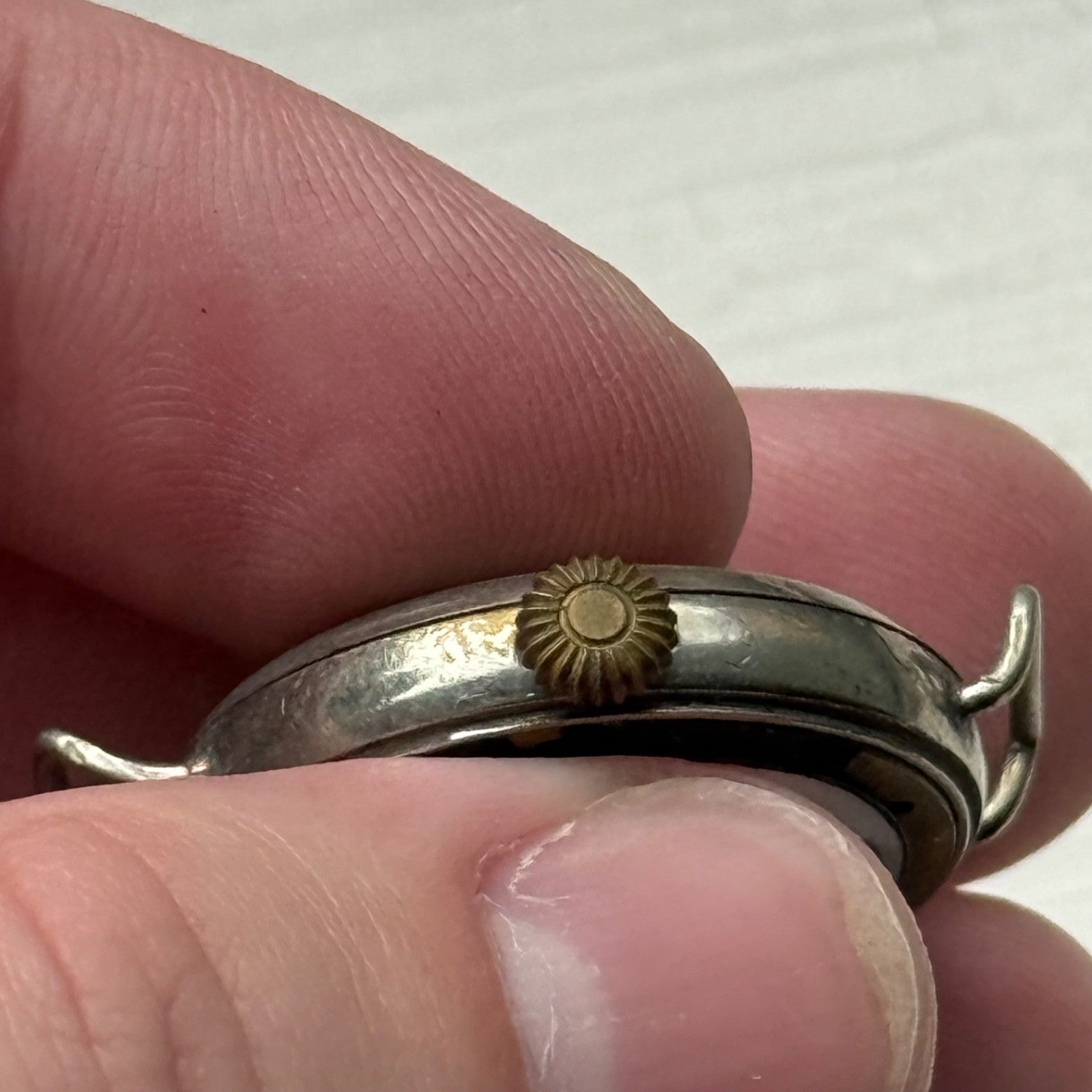 26mm Vintage Medana Trench Style Partial Swiss Manual Wind Watch PARTS / REPAIR