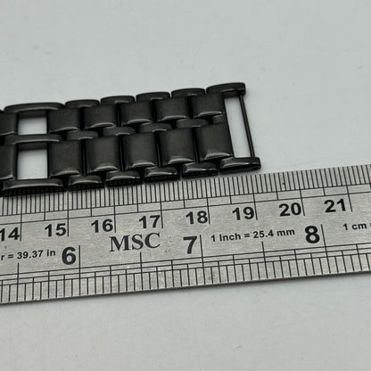 23mm Working Seksy Sekonda 4008 Black Jewelled Quartz Watch New Battery 7.5 Inch