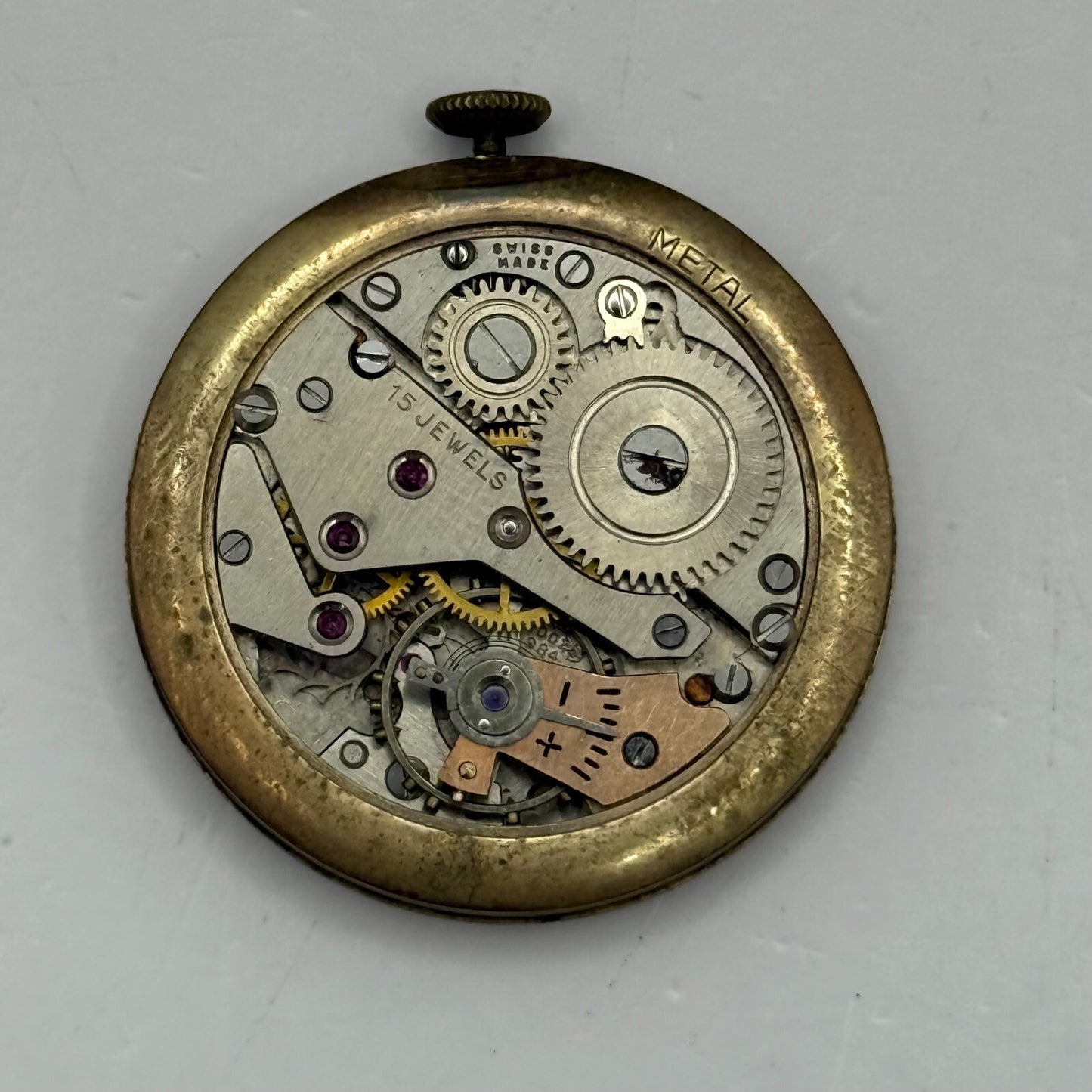 30.2mm Vintage AS 1002 984 Swiss Made Manual Wind Watch Movement PARTS REPAIR