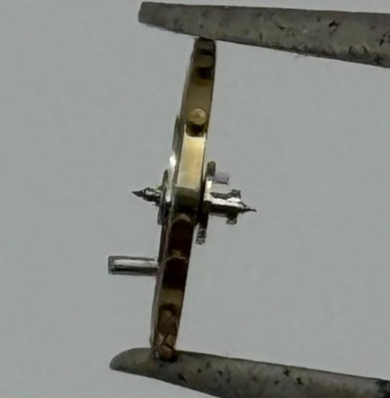 FHF 57 Balance Wheel Complete And Spring 1053 M Watch Movement Parts NOS