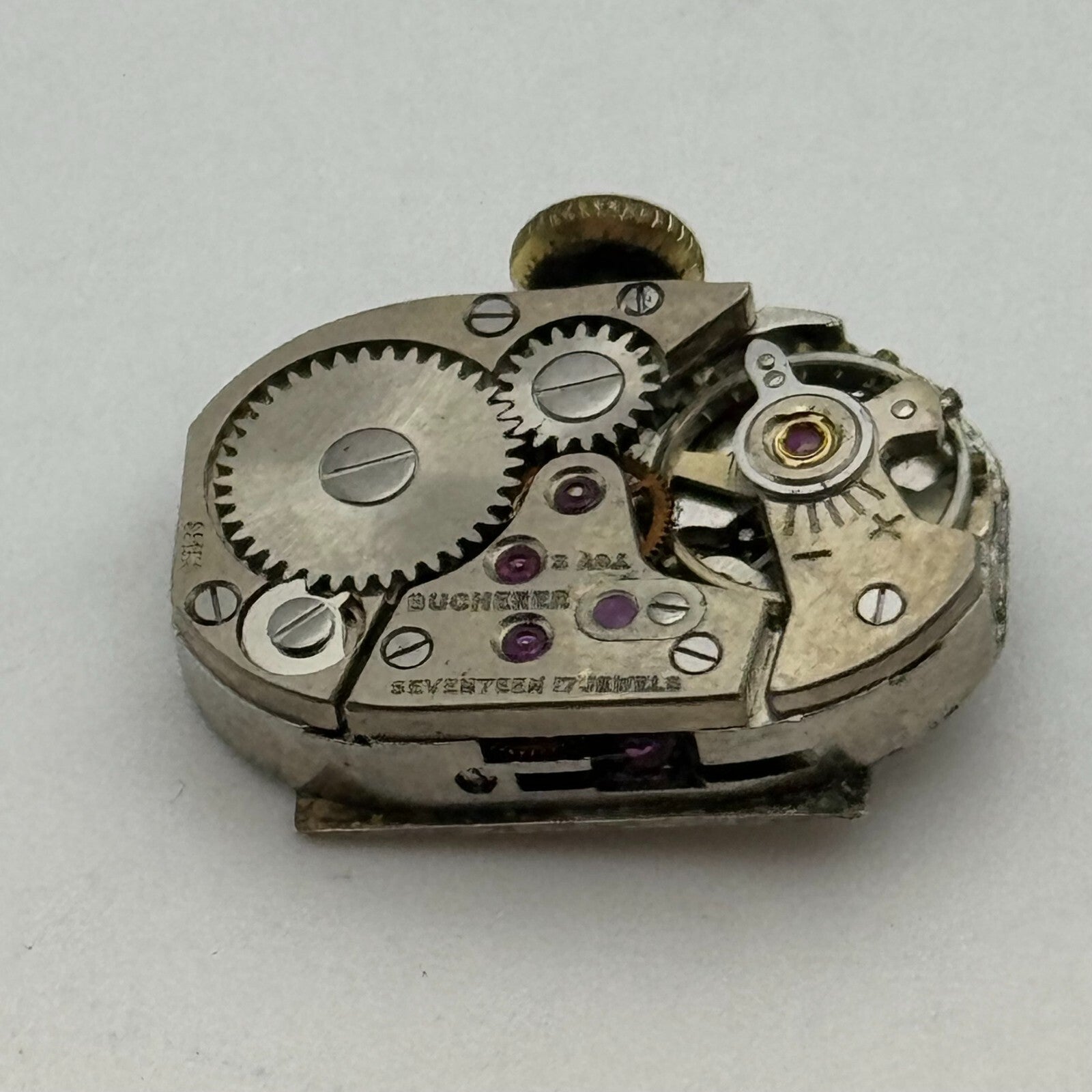 12.8mm Running Bucherer ETA 2355 Manual Wind Watch Movement PARTS REPAIR