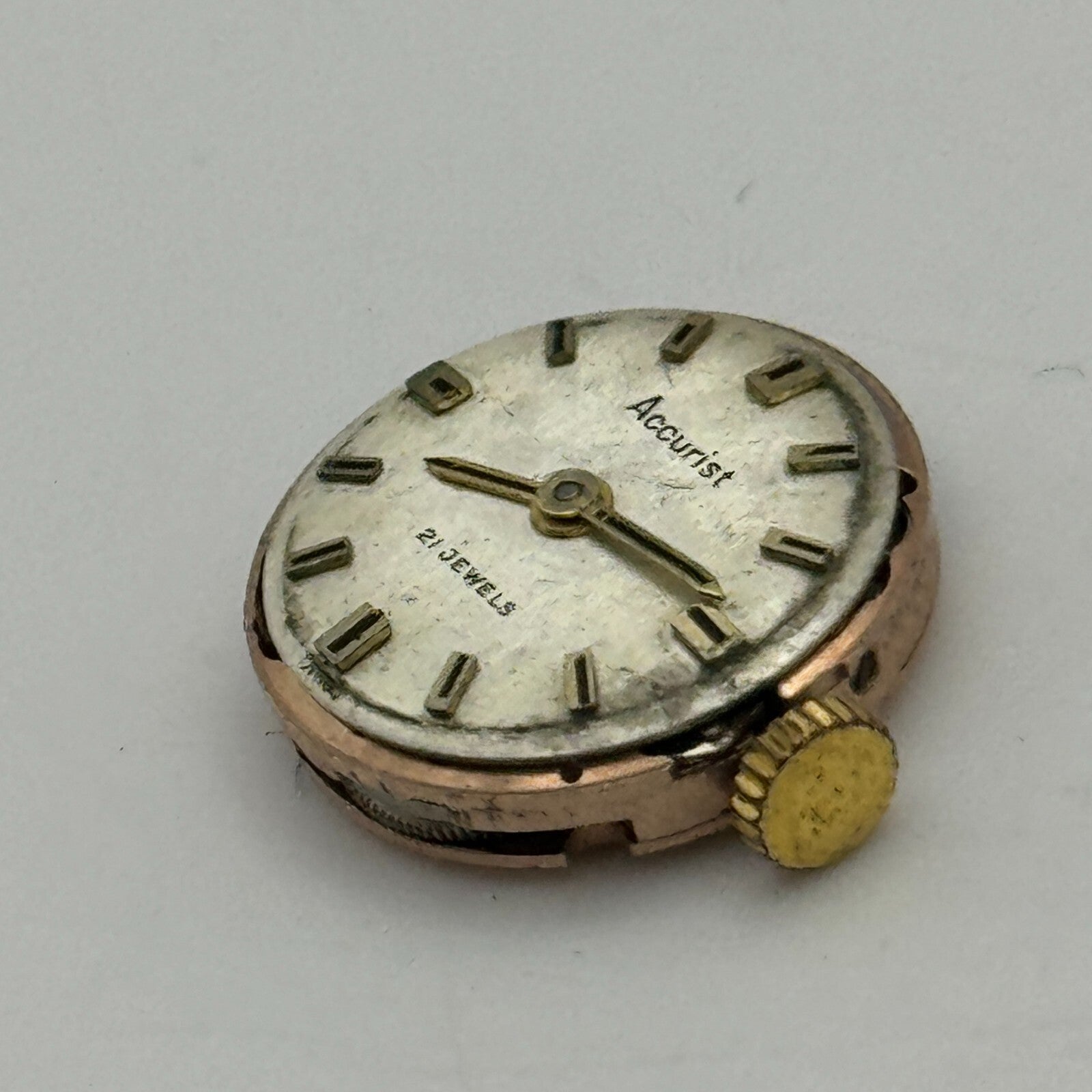 15.5mm Running ETA 2412 Accurist Manual Wind Swiss Ladies Watch Movement PARTS