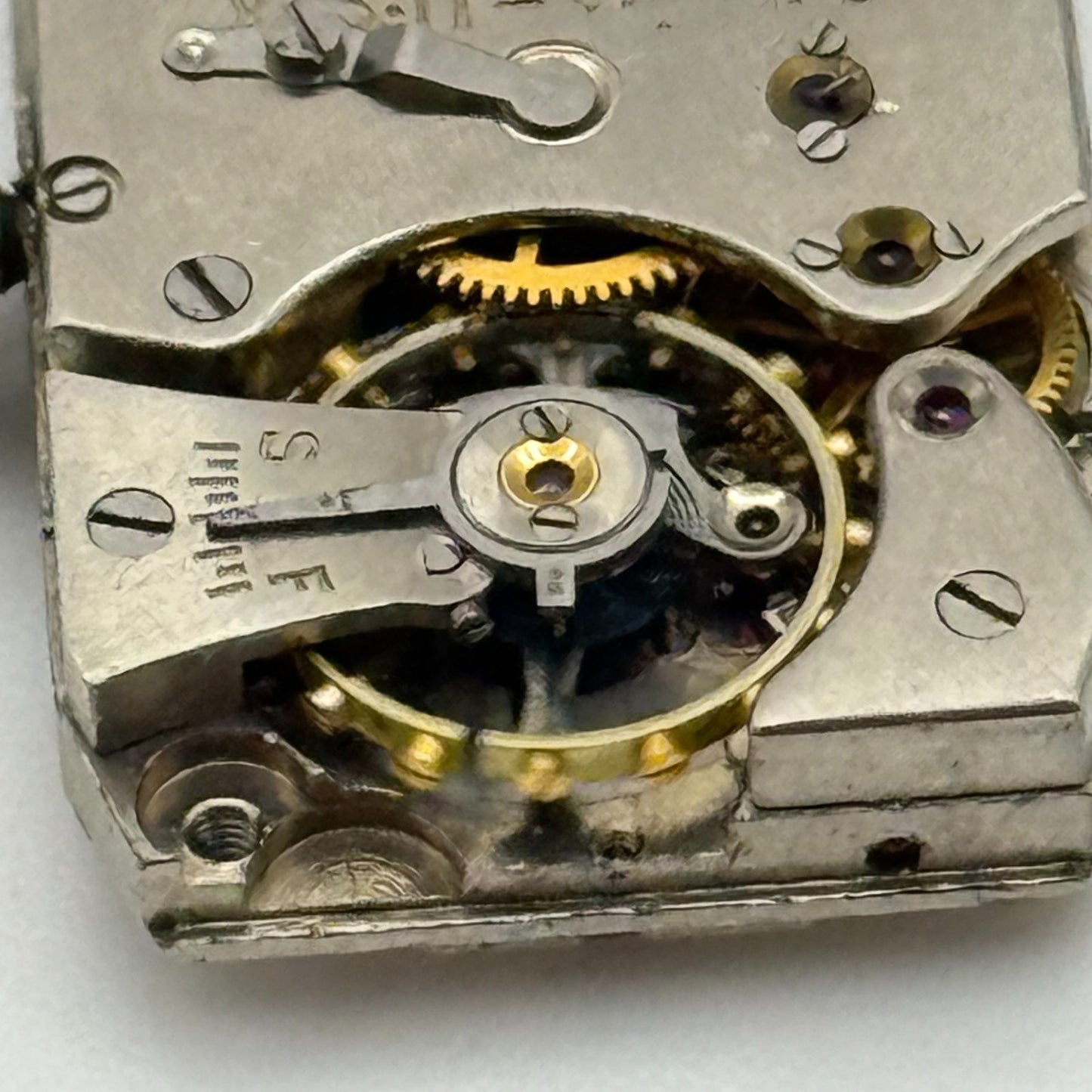 Running 1938 Vintage 18/0s Elgin 522 Model 1 American Watch Movement FOR PARTS