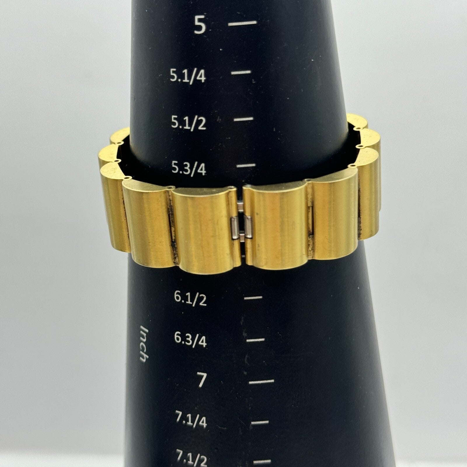 19mm Working Alfex 5301-R-D Plum Design Gold Plated Vintage Quartz Watch 6 Inch