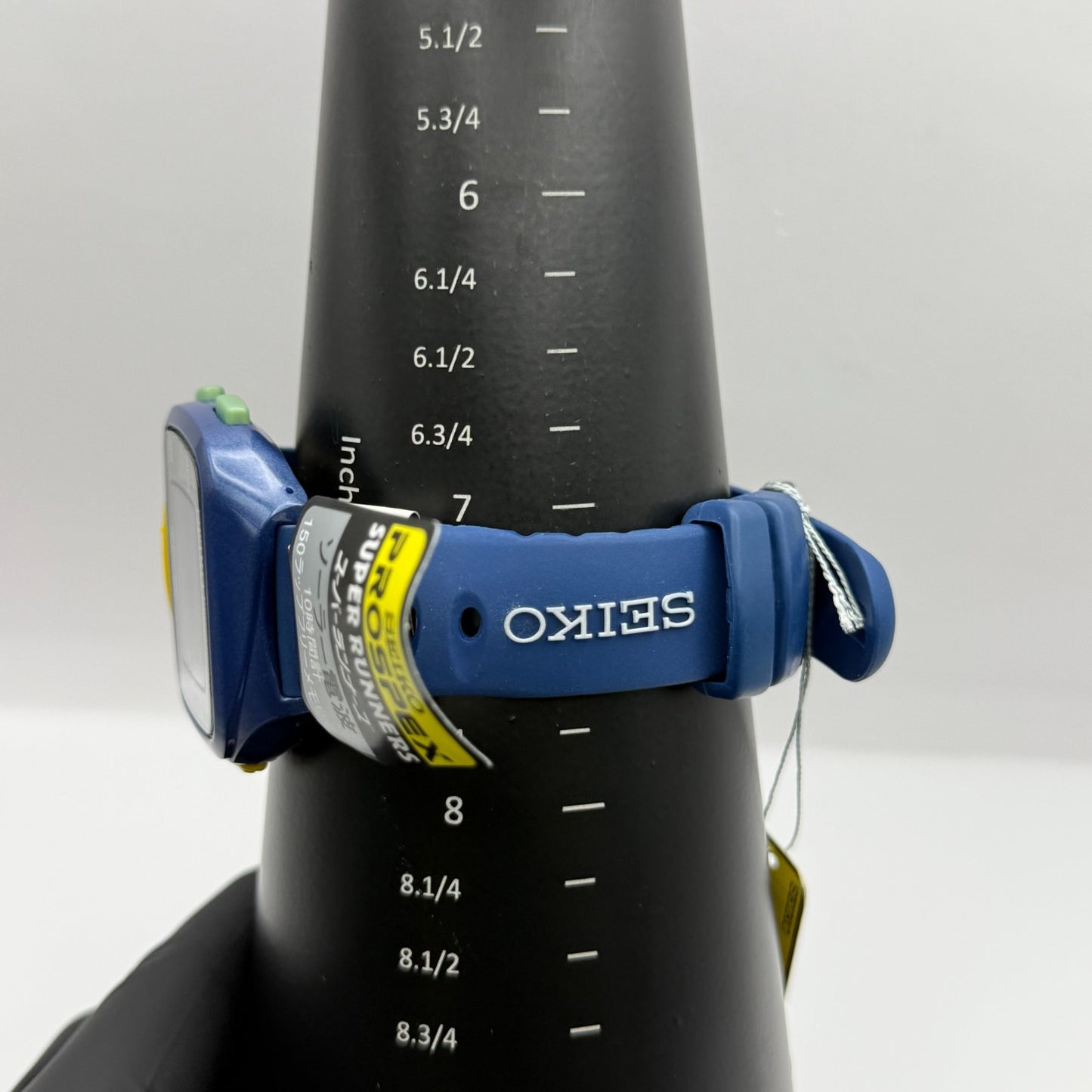 Seiko Super Runners Men's Blue Sports Radio Solar Quartz Watch 47mm PARTS REPAIR