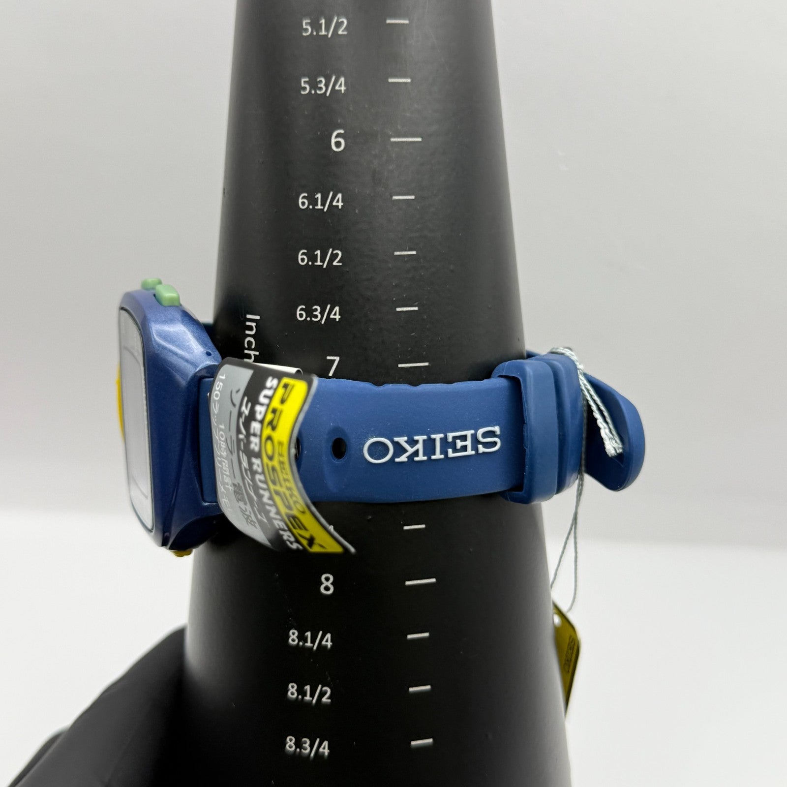 Seiko Super Runners Men's Blue Sports Radio Solar Quartz Watch 47mm PARTS REPAIR