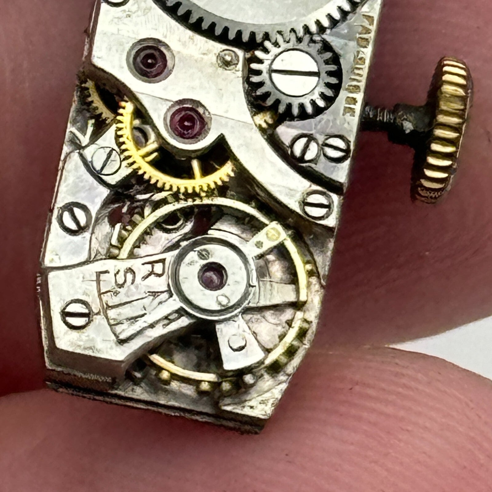 9mm Ladies Running Clarte Fab.Suisse Patent FHF Manual Wind Watch Movement PARTS