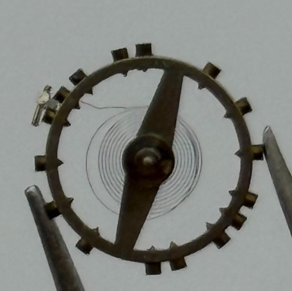 FEF 270 Balance Wheel Complete And Spring 5¼''' 173 M Watch Movement Parts 