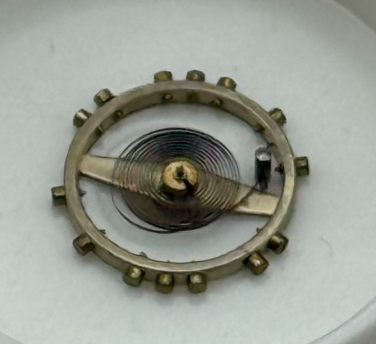 Felsa 4062 Balance Wheel Complete And Spring 1245 M Watch Movement Parts NOS
