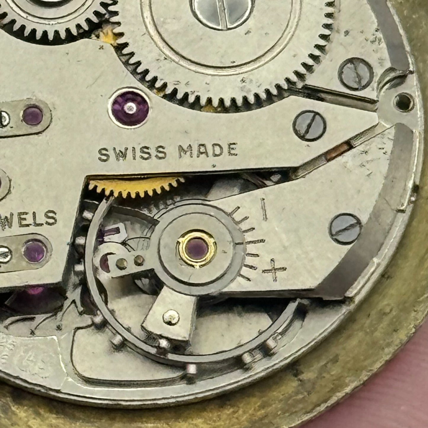 23.7mm Running Nivada AS 1525 1526 Manual Wind Swiss Watch Movement PARTS SPARES