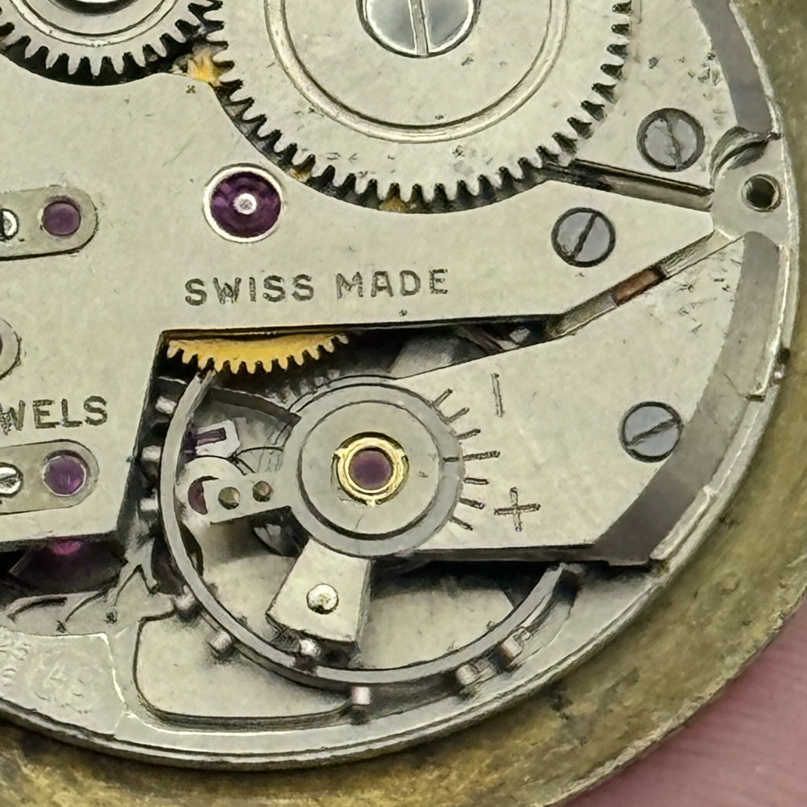 23.7mm Running Nivada AS 1525 1526 Manual Wind Swiss Watch Movement PARTS SPARES