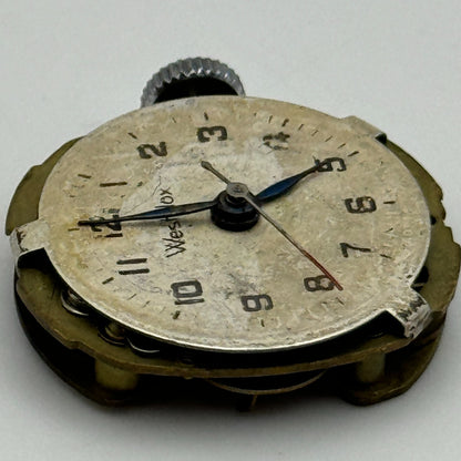 20.8mm Westclox Sweep Seconds Hand UK Made Manual Wind Watch Movement PARTS