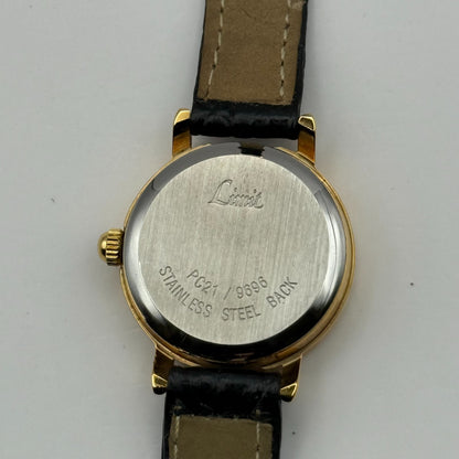 Limit Ladies Quartz Watch White Dial Crystal Accents Leather Strap Working 22mm