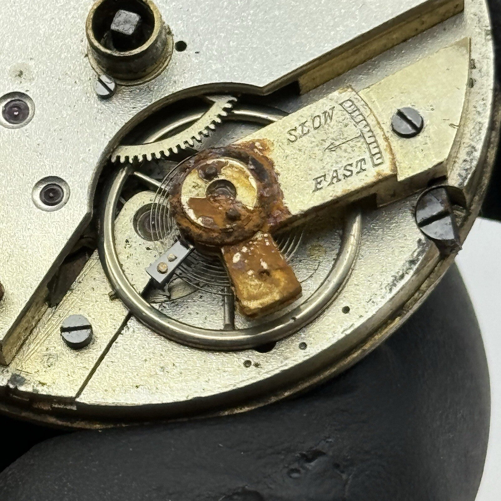 43mm Unidentified 1 x Military Hand Pocket Watch Movement Dial FOR PARTS Repair