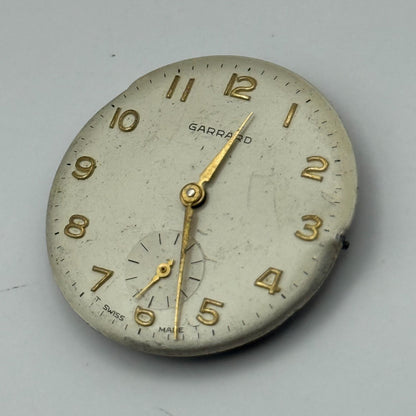ETA 1120 Watch Movement Garrard Manual Wind Vintage Swiss Parts Repair 26.5mm