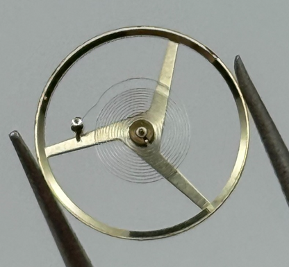 Felsa 4000 4010 Balance Wheel Complete And Spring 1435 M Watch Movement Parts 