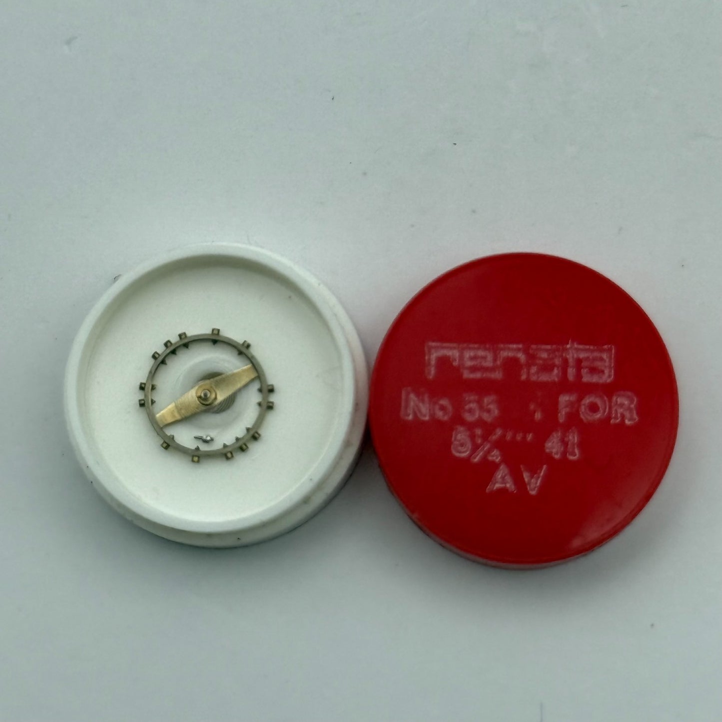 AV 41 Balance Wheel Complete And Spring 5¼’’’ 55 M Watch Movement Parts NOS