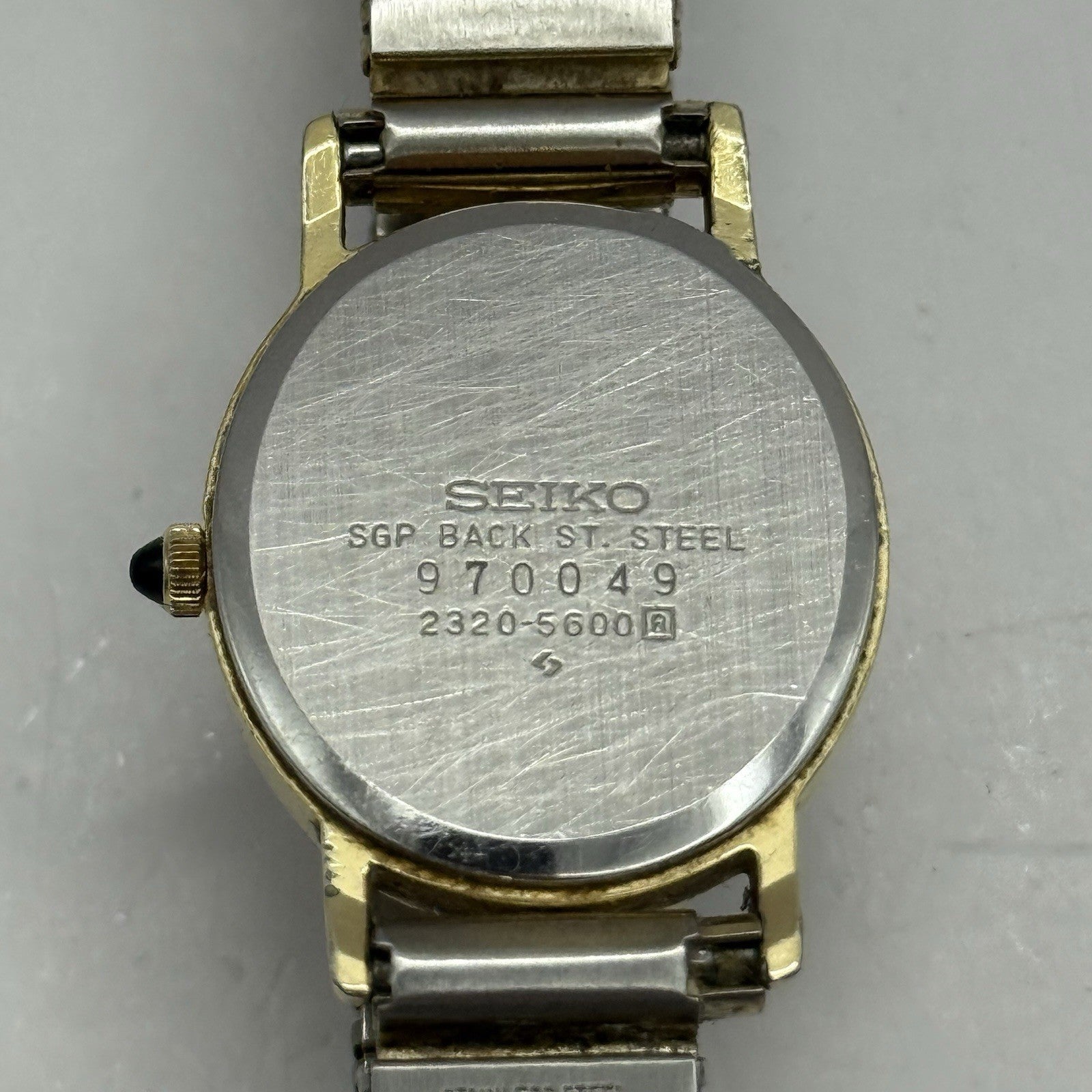 21mm Working Vintage Ladies Seiko 2320-5600 Expandable Strap Japan Quartz Watch