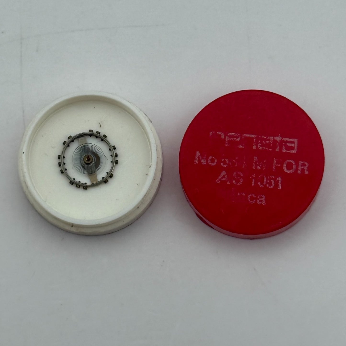 AS 1051 Balance Wheel Complete And Spring 534 M Watch Movement Parts NOS