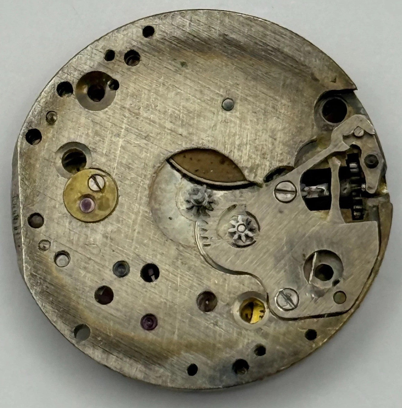 Lanco 15 Rubis Watch Movement Manual Wind Vintage Swiss Parts Repair 19.7mm