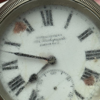 Winegartens Railway Regulator Cortebert Cal 534 Screw Case Pocket Watch Running