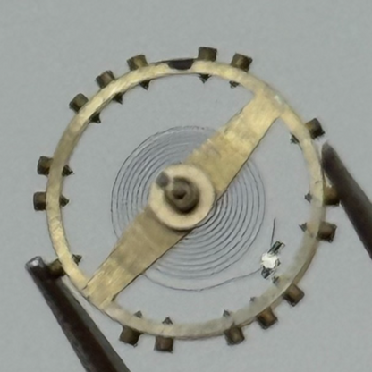 ETA 1301 Balance Wheel Complete And Spring  Watch Movement Parts NOS