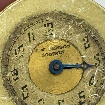 23.6mm J W Benson 15 Jewels Balance Ok Swiss Manual Wind Watch Movement PARTS