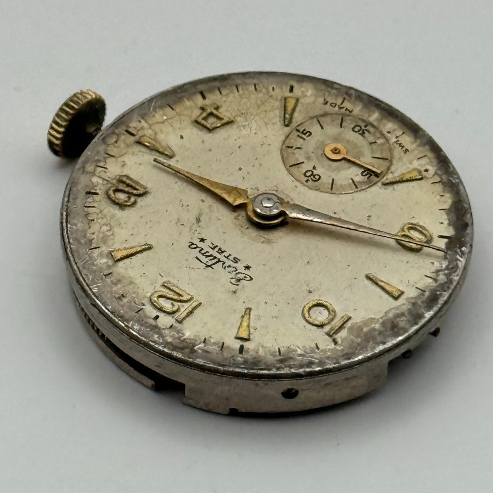ETA 1260 Watch Movement Bentima Star Manual Wind Vintage Parts Repair 23.6mm