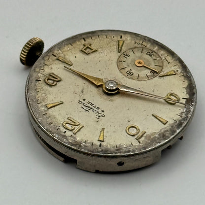 ETA 1260 Watch Movement Bentima Star Manual Wind Vintage Parts Repair 23.6mm
