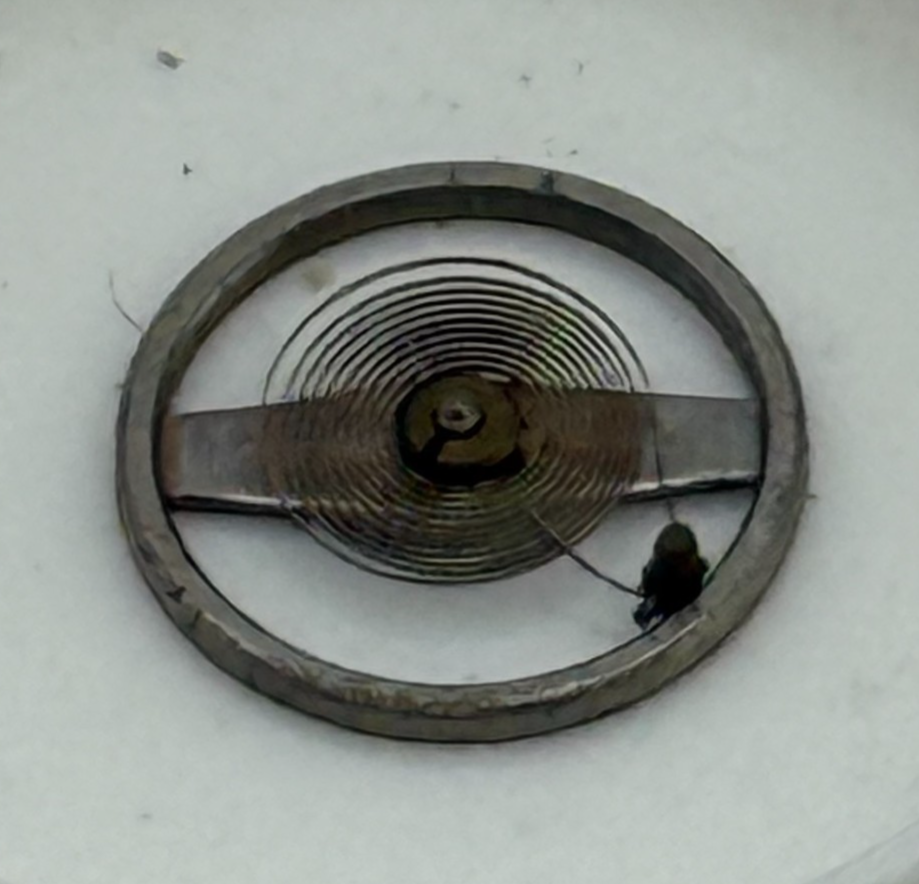 Brac 2021 Balance Wheel Complete And Spring 5¼’’’ 69 M Watch Movement Parts NOS