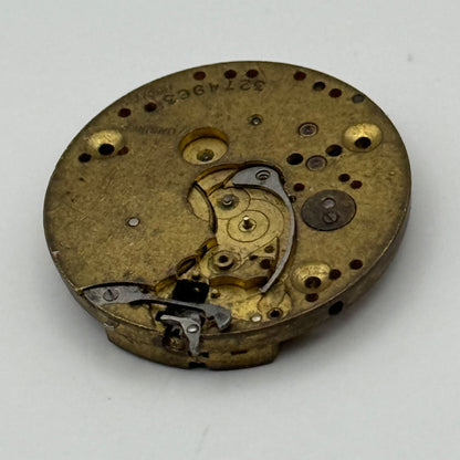 Longines 10.39 B&Co Baume Watch Movement Vintage Incomplete Parts Repair 21.6mm