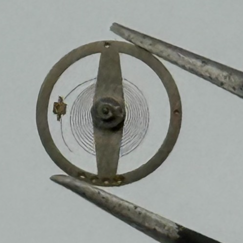 Brac 2051 Balance Wheel Complete And Spring 5 1/2’’’ 60 M Watch Movement Parts