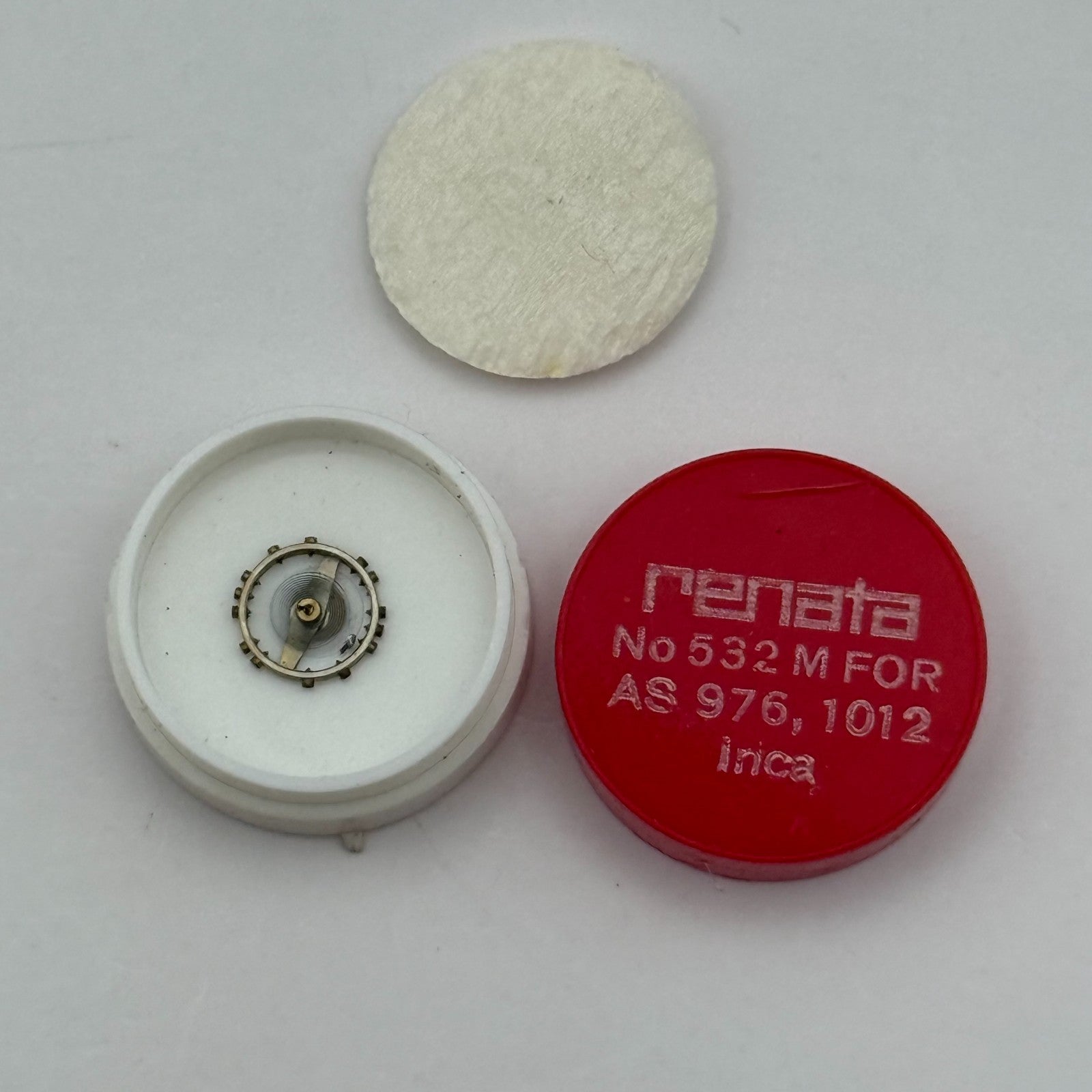 AS 976 1012 Balance Wheel Complete And Spring  532 M Watch Movement Parts  NOS