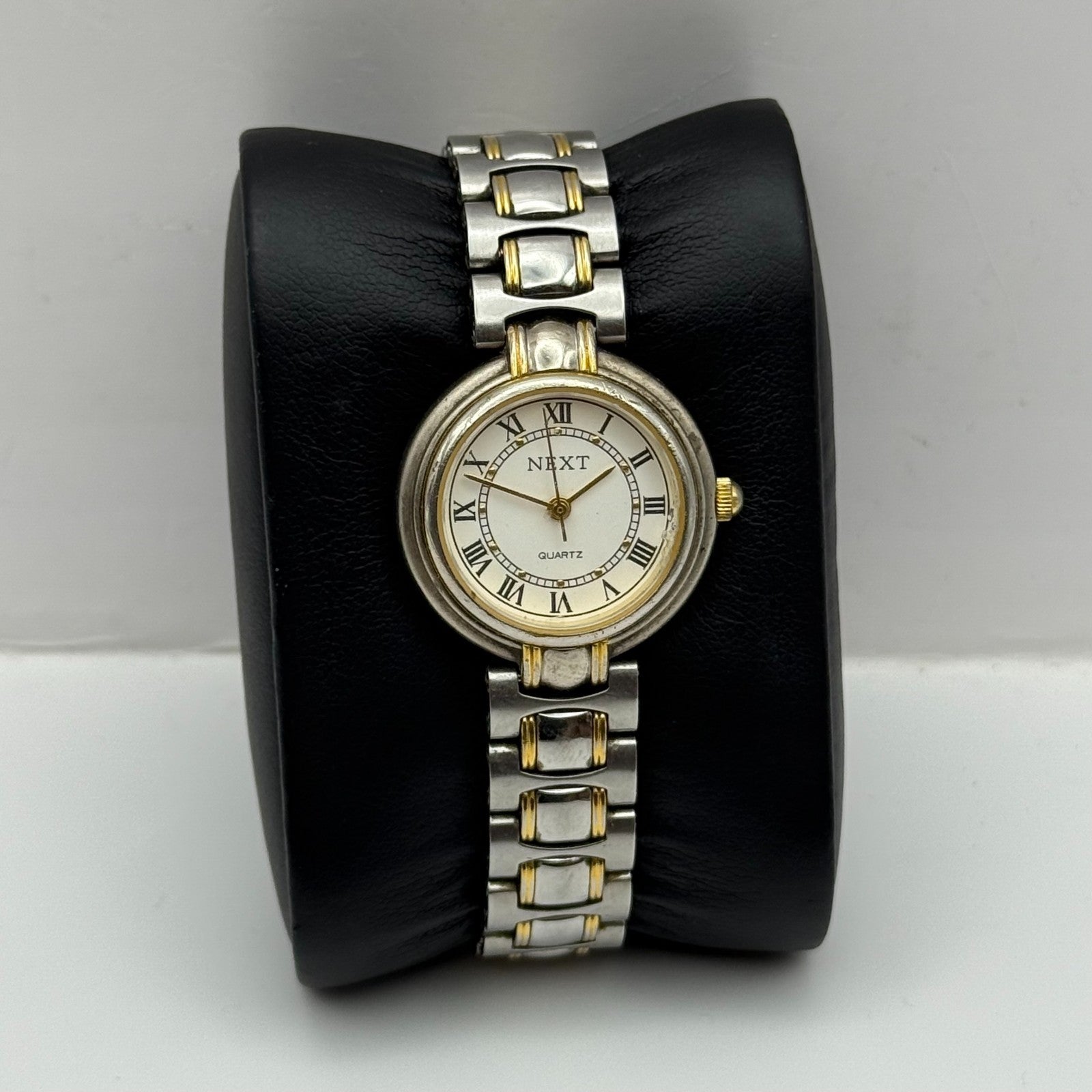 27mm Working Ladies Next Two Tone Roman Numerals Quartz Watch 5.75 Inches